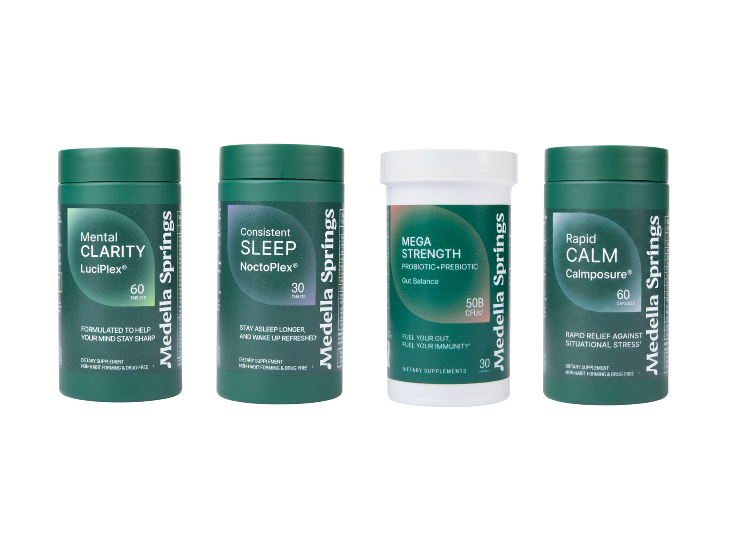 LuciPlex® + NoctoPlex® + Calmposure® + Probiotic (Mega)