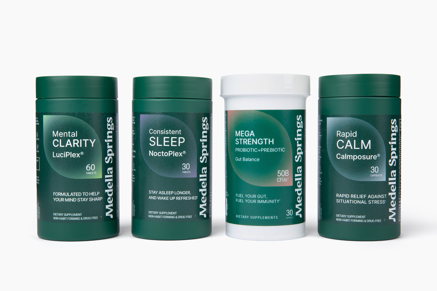 LuciPlex® + NoctoPlex® + Calmposure® + Probiotic (Mega)