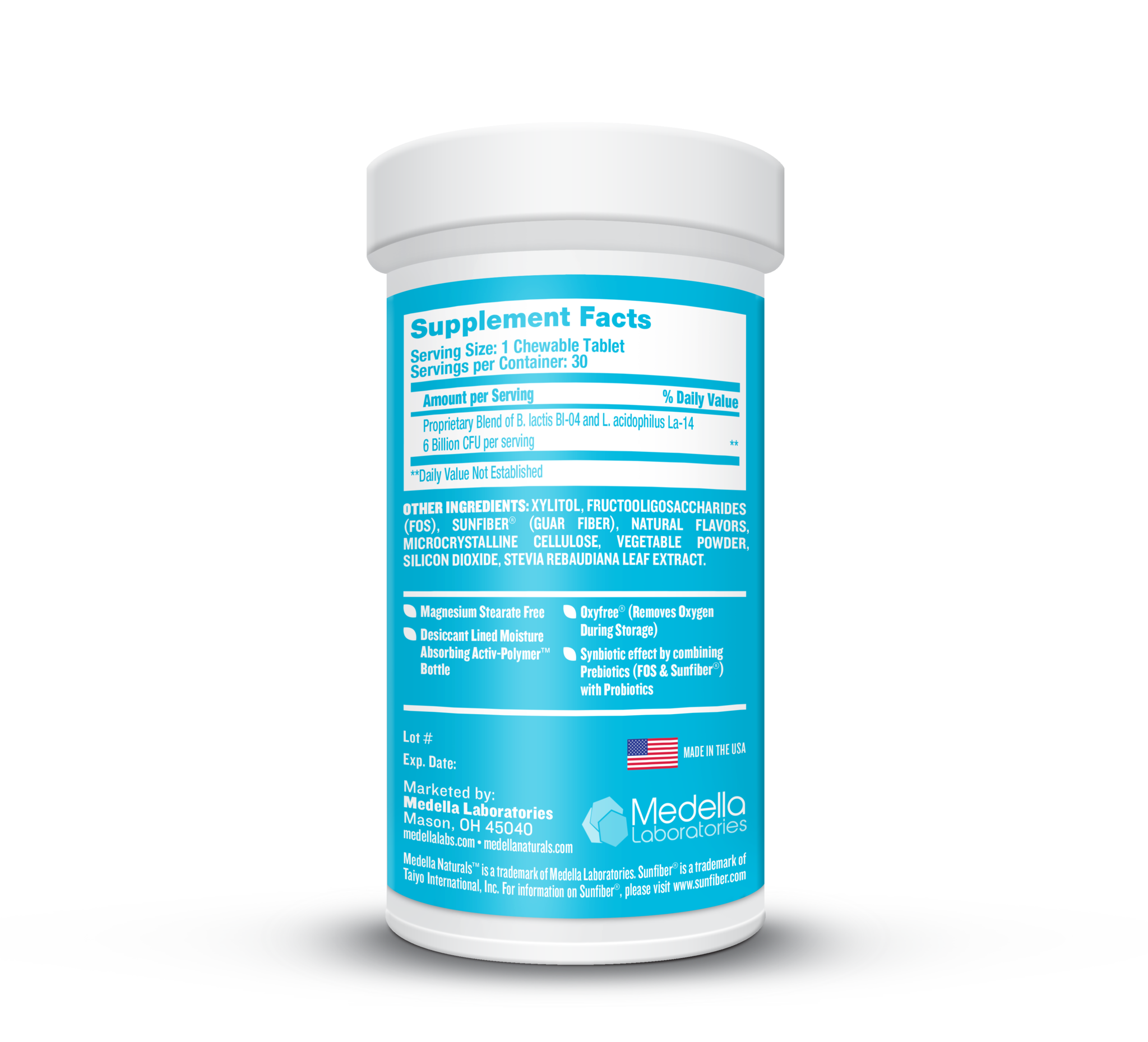 Kid's Chewable Probiotic + Prebiotic Fiber®