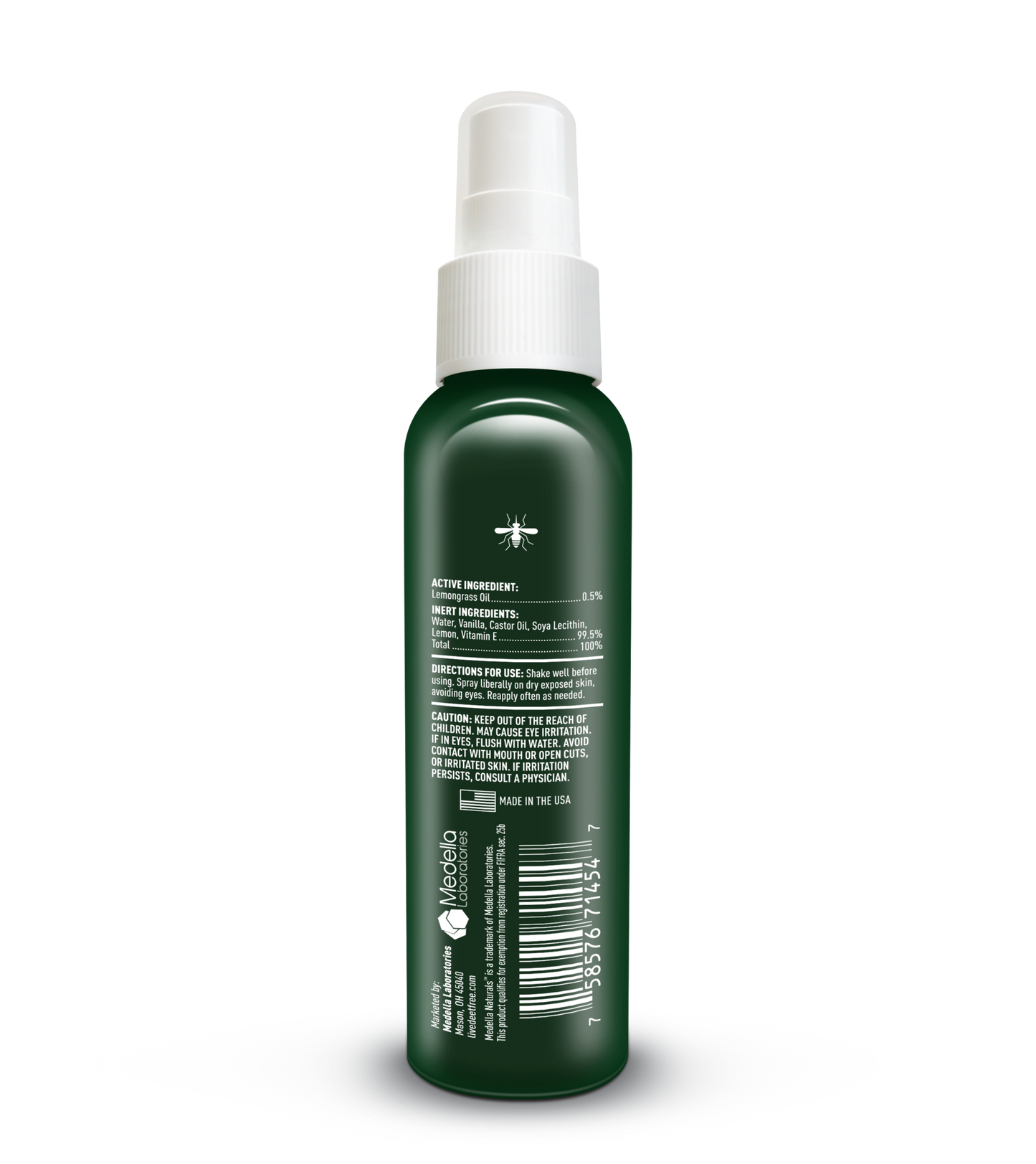 Medella Naturals Plant Based, DEET Free Insect & Mosquito Repellent (4oz. - 2 PACK)®