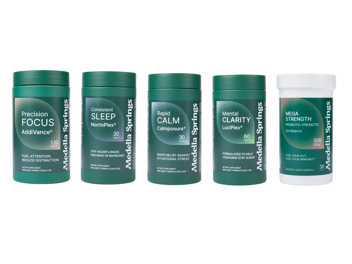 AddiVance® + NoctoPlex® + Calmposure® + LuciPlex® + Probiotic (Mega)