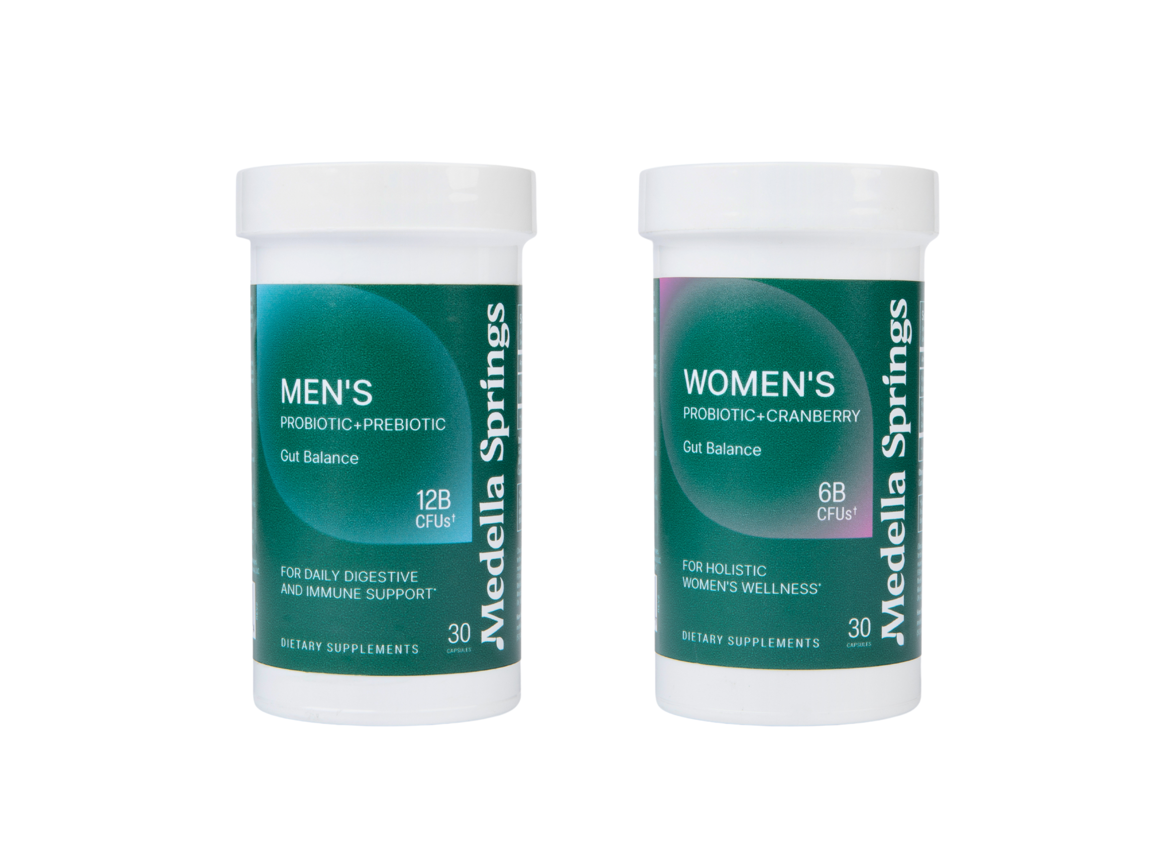 Couple's Probiotics: Men's + Women's – Medella Springs