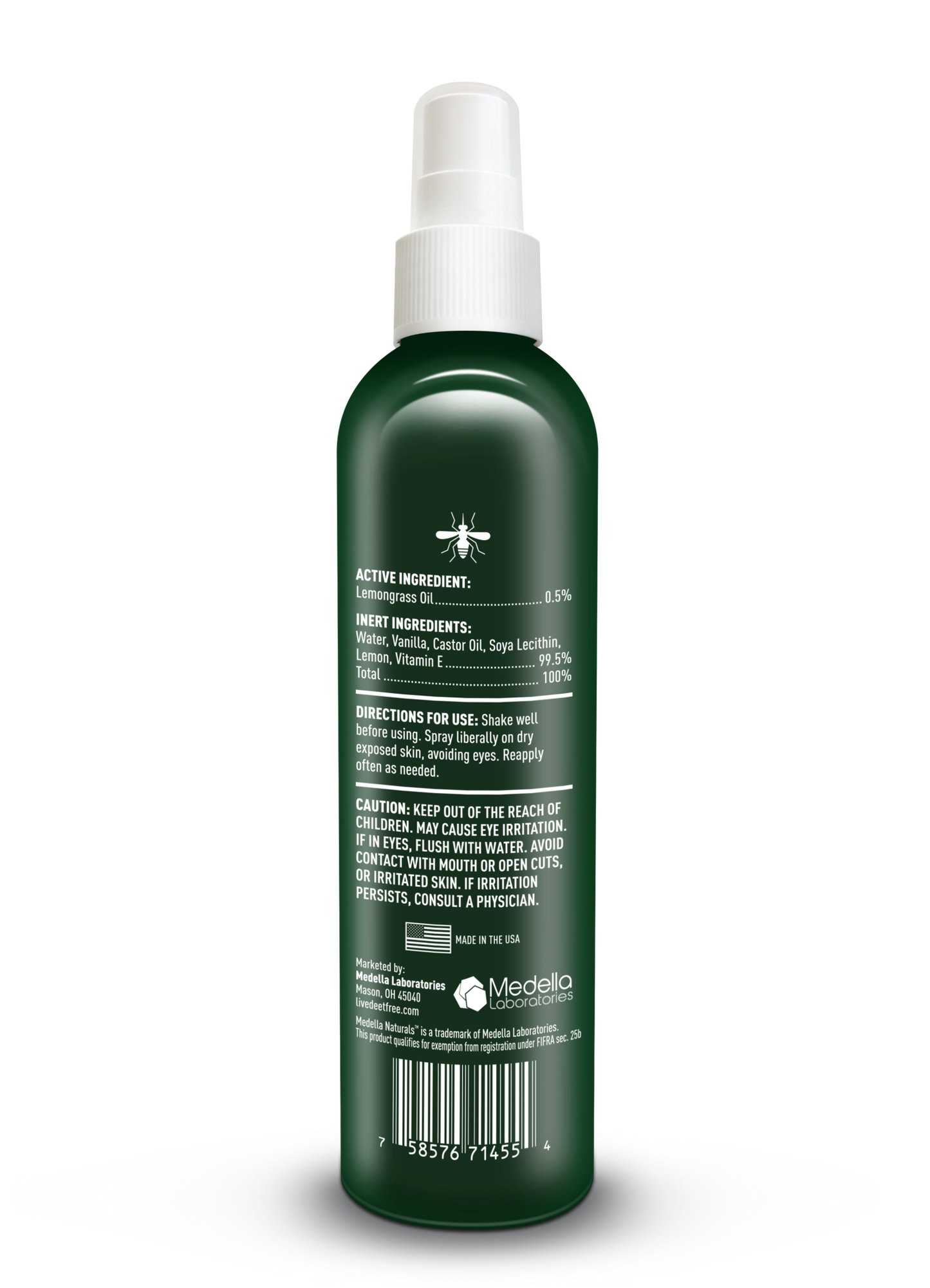 Medella Naturals Plant Based, DEET Free Insect & Mosquito Repellent (Travel Pack)®